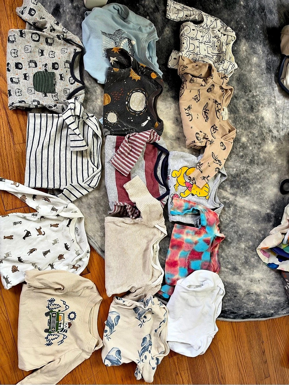 3-6m 14 piece long sleeve onesie Lot